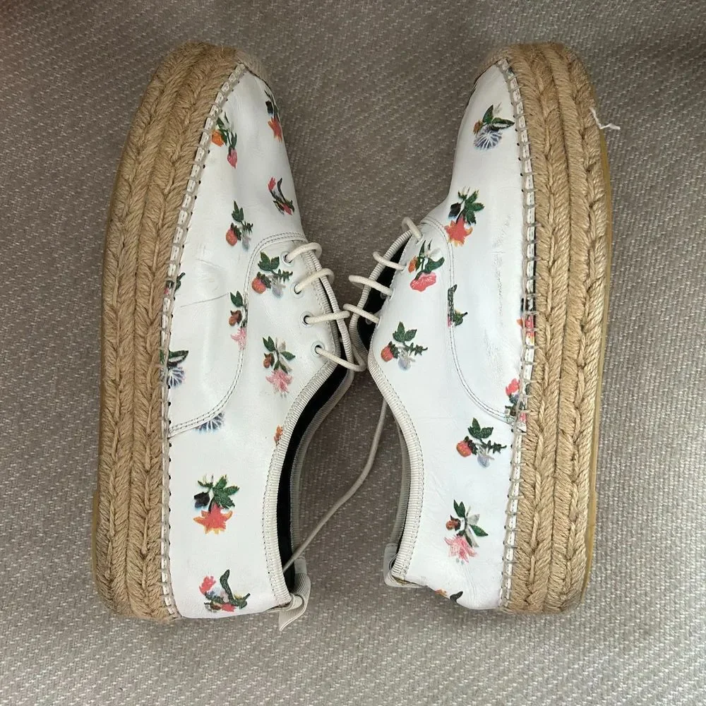 Yves Saint Laurent Prairie Floral Espadrille Sneakers